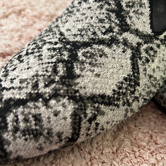 Rothy's Black and White Python Loafers - Picture 6 of 8